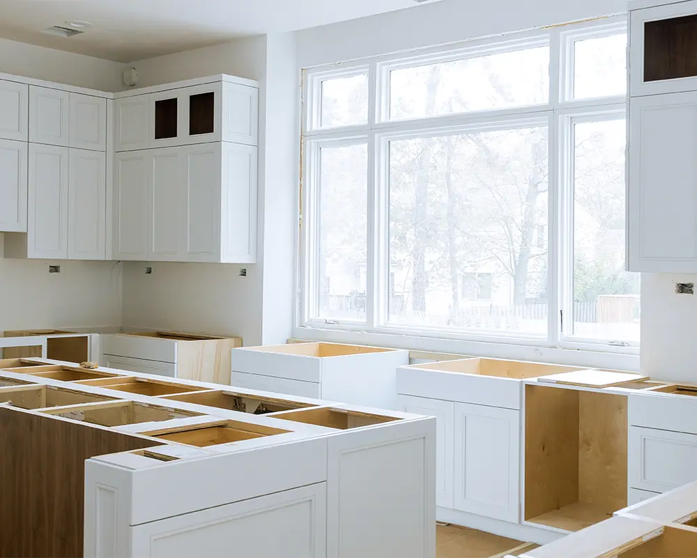 painted kitchen cabinets and drawers