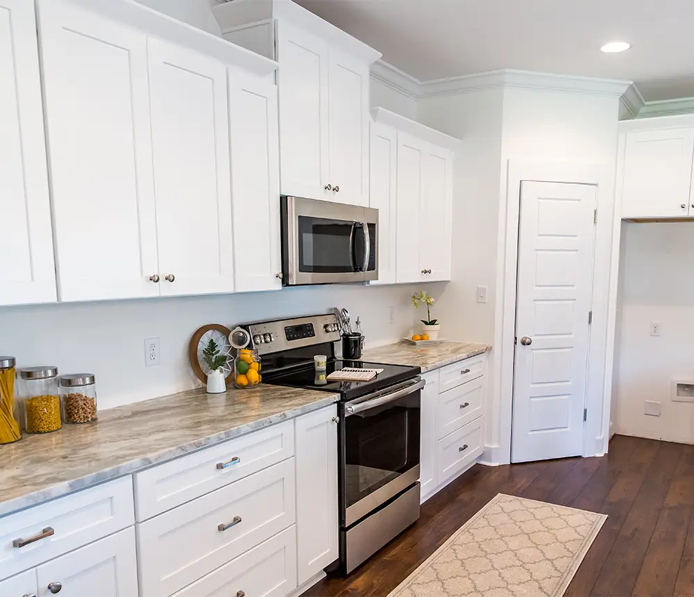 kitchen painting project cabinets in white paint
